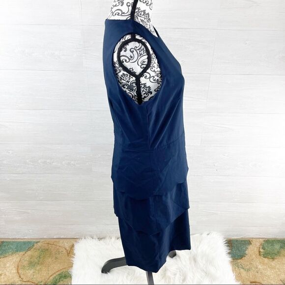 J. McLaughlin Tiered Scalloped Midi Dress - Picture 5 of 9